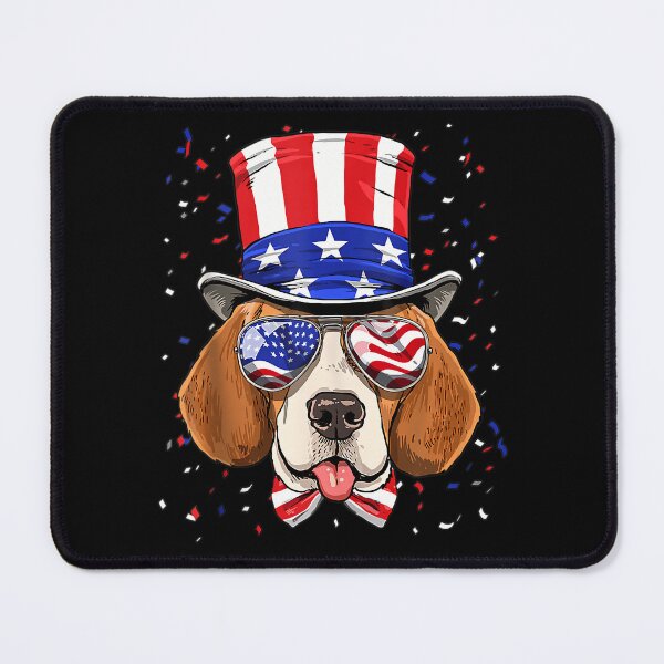 Item preview, 4th Of July Patriotic Beagle American USA Flag Beagle Lovers designed and sold by nuurehekog.