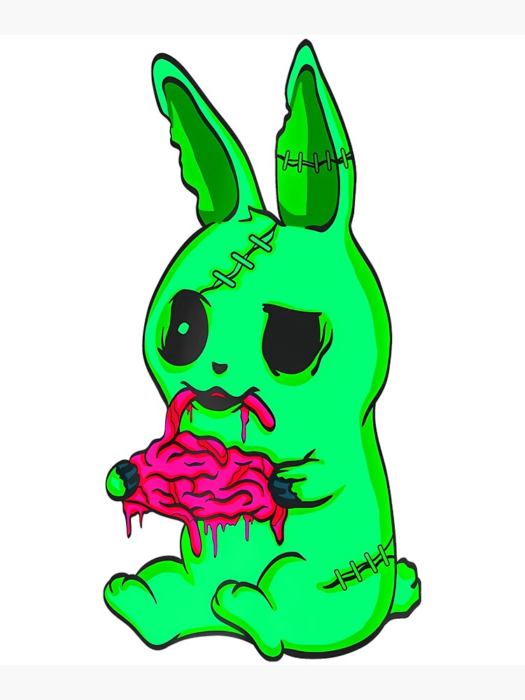 Easter Bunny Zombie  Zombie bunny, Bunny art, Bunny drawing