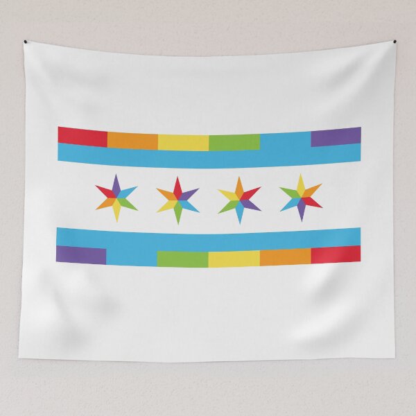 Item preview, Chicago Pride Flag designed and sold by Highway24.