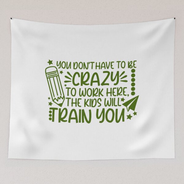 Item preview, You Dont Have To Be Crazy To Work Here designed and sold by hooquap.