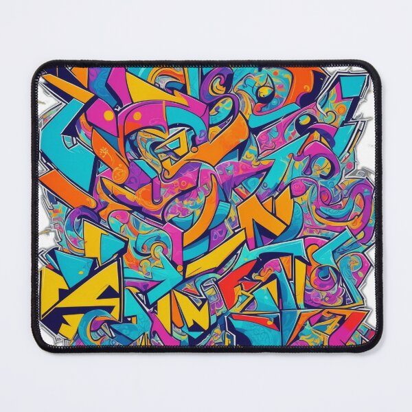 Item preview, Expressive Composition: Vibrant Graffiti Illustration with Patterns and Shapes designed and sold by RedArtG09.