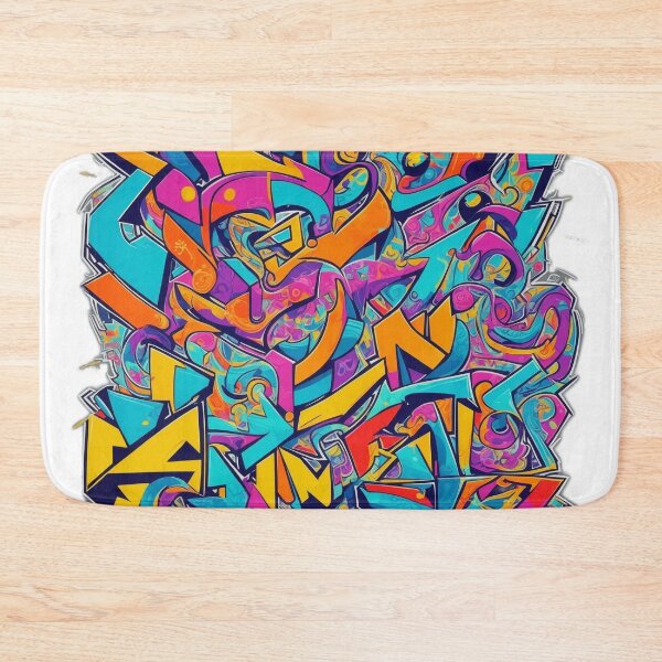 Item preview, Expressive Composition: Vibrant Graffiti Illustration with Patterns and Shapes designed and sold by RedArtG09.