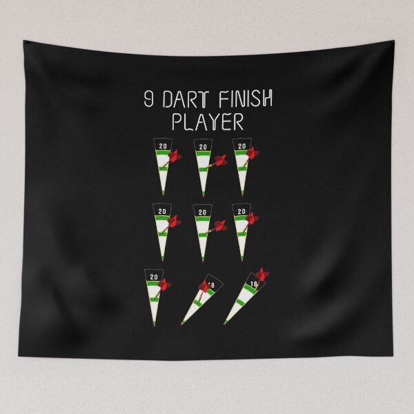Item preview, Nine dart finish player designed and sold by ideasfinder.