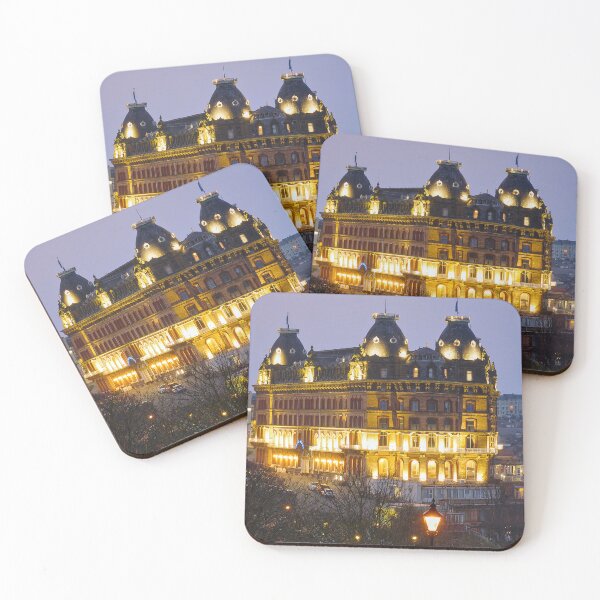 Item preview, Scarborough Grand Hotel At Night designed and sold by Alisonchambers2.