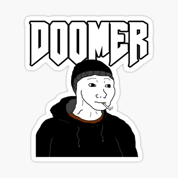 Doomer Meme Sticker - Liberty Maniacs