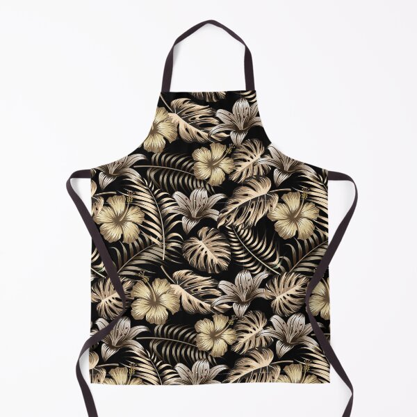 Item preview, Black and Gold Hawaiian Pattern designed and sold by dsgcreations.