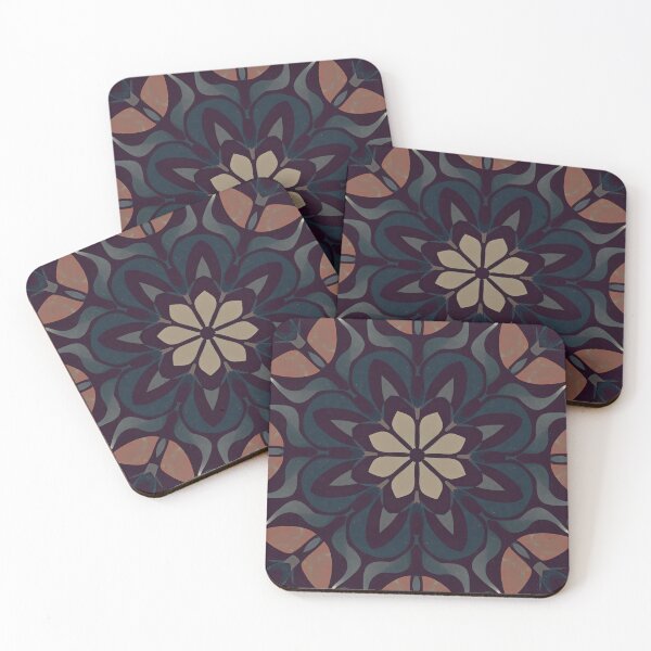Item preview, Psychedelic Sixties Brown Dark Pattern designed and sold by SamJanner.