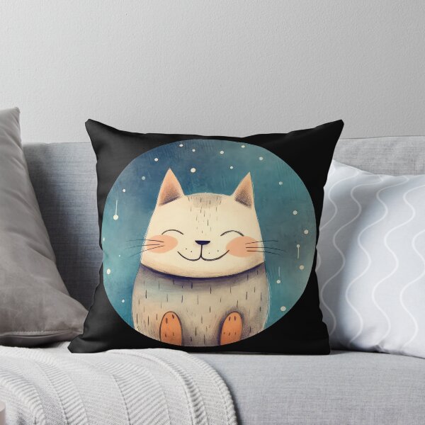 Aperçu de l'œuvre Chat rêveur créée et vendue par StrangeRoom.