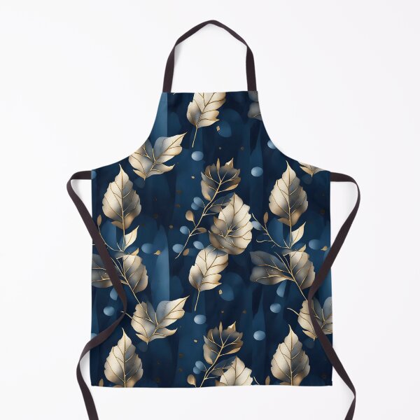 Item preview, Navy blue and gold Watercolor Wash Pattern designed and sold by Tamas Das.
