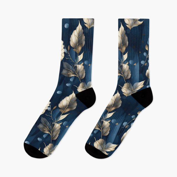 Item preview, Navy blue and gold Watercolor Wash Pattern designed and sold by Tamas Das.
