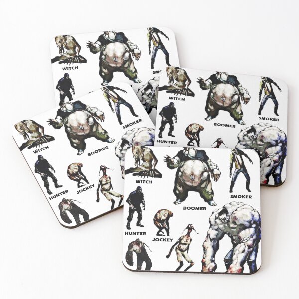 Item preview, Left 4 Dead - Special Infected (black) designed and sold by red-leaf.