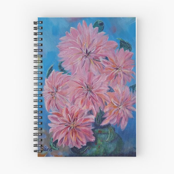 Item preview, Vase of Pink Dahlias designed and sold by JudySens.