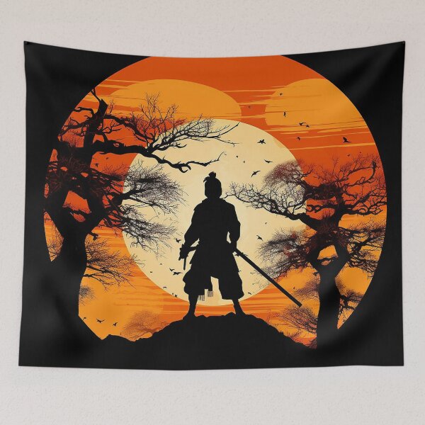Item preview, Sunset of Japan Samurai designed and sold by galienvoscow.