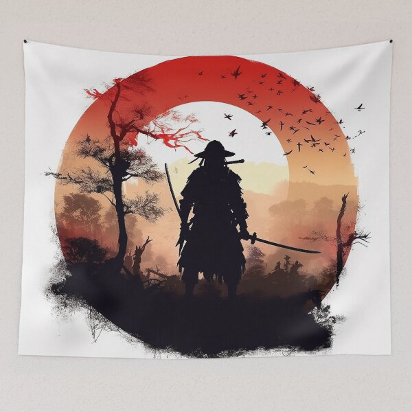 Item preview, Cool of Shilouette Samurai designed and sold by galienvoscow.