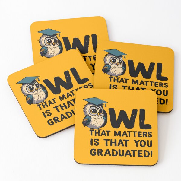Item preview, Cool Cartoonish Owl Graduation Pun designed and sold by Zazizu.