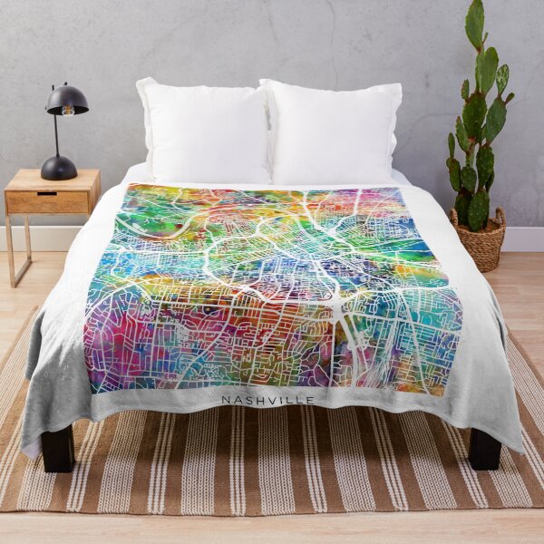 Item preview, Nashville Tennessee City Map designed and sold by ArtPrints.