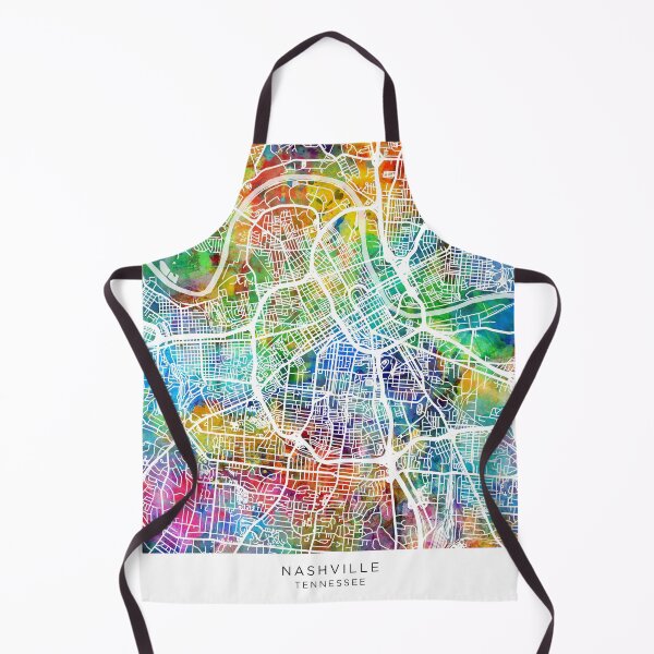 Item preview, Nashville Tennessee City Map designed and sold by ArtPrints.