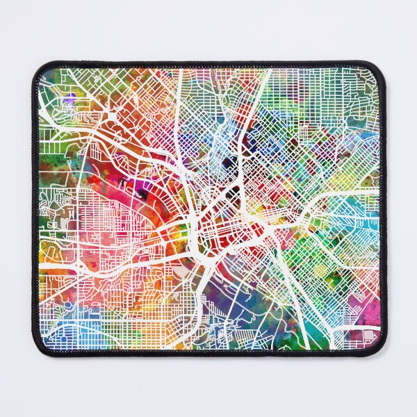 Item preview, Dallas Texas City Map designed and sold by ArtPrints.