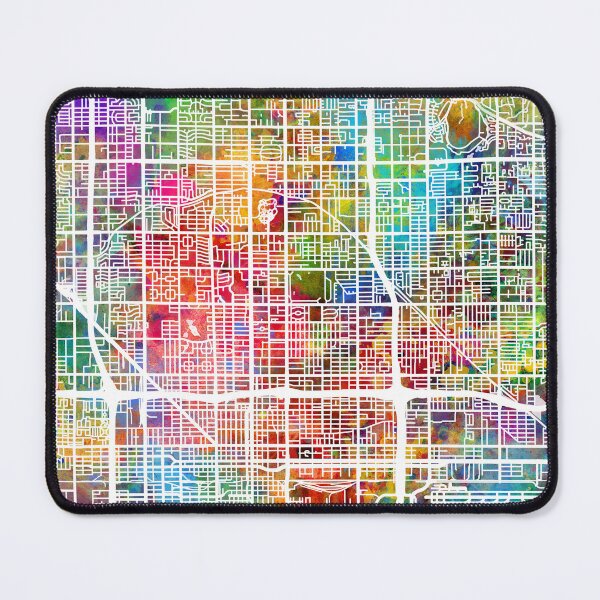 Item preview, Phoenix Arizona City Map designed and sold by ArtPrints.