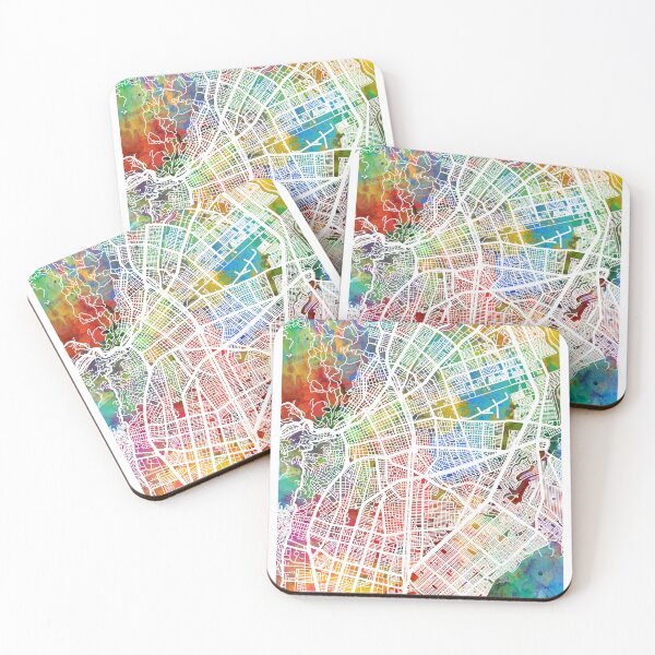 Item preview, Cali Colombia City Map designed and sold by ArtPrints.