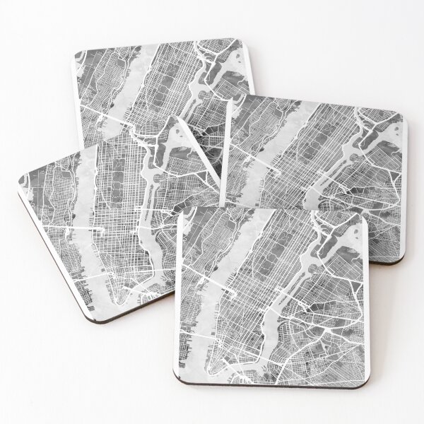 Item preview, New York City Street Map designed and sold by ArtPrints.
