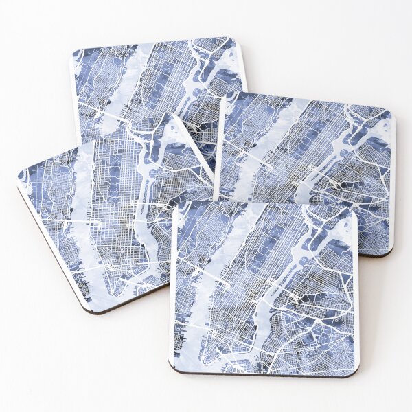 Item preview, New York City Street Map designed and sold by ArtPrints.