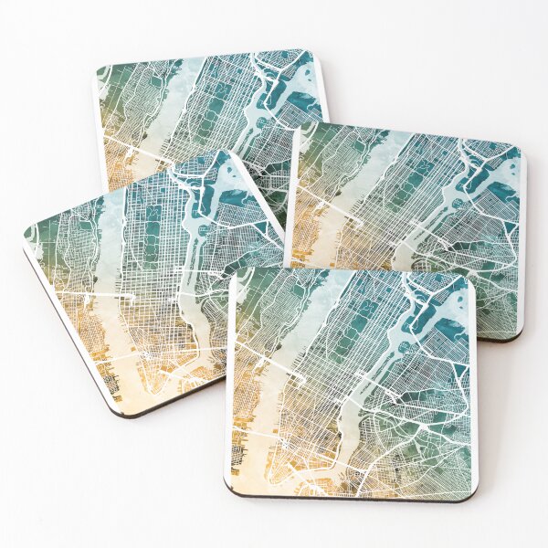 Item preview, New York City Street Map designed and sold by ArtPrints.