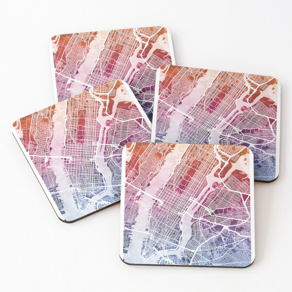Item preview, New York City Street Map designed and sold by ArtPrints.