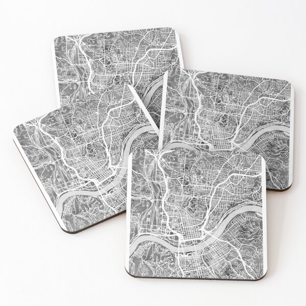 Item preview, Cincinnati Ohio City Map designed and sold by ArtPrints.