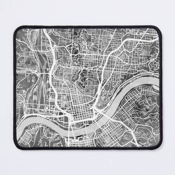 Item preview, Cincinnati Ohio City Map designed and sold by ArtPrints.