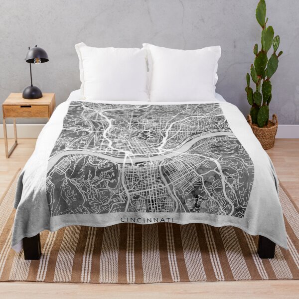 Item preview, Cincinnati Ohio City Map designed and sold by ArtPrints.