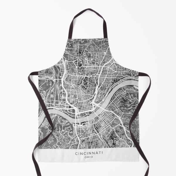 Item preview, Cincinnati Ohio City Map designed and sold by ArtPrints.