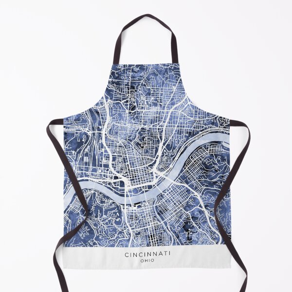 Item preview, Cincinnati Ohio City Map designed and sold by ArtPrints.