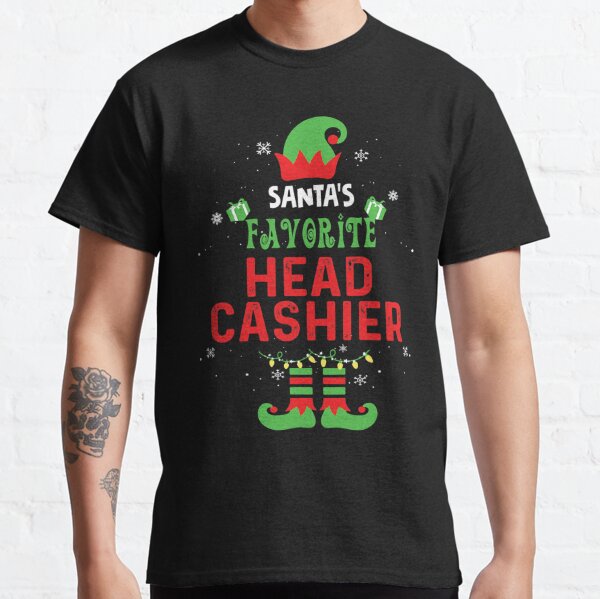 Cashier Funny Christmas Shirt Christmas Essential T-Shirt | Redbubble