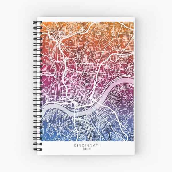 Item preview, Cincinnati Ohio City Map designed and sold by ArtPrints.