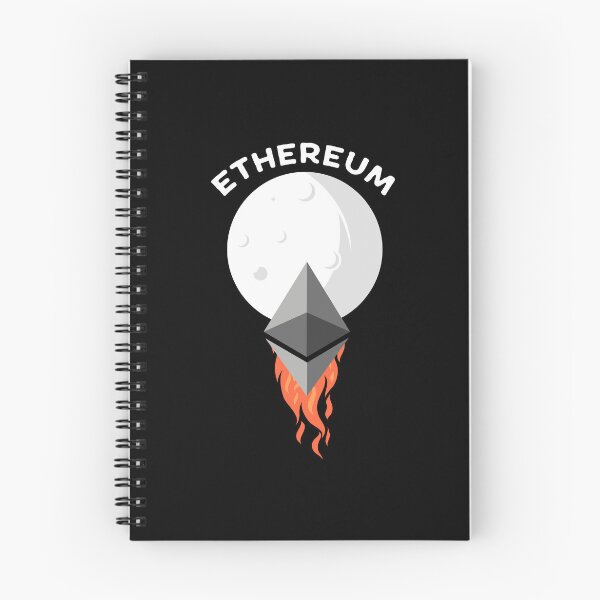 Item preview, Ethereum Moon Crypto Bitcoin Miner Cryptocurrency designed and sold by Pubi.