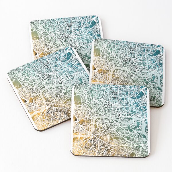 Item preview, London England Street Map designed and sold by ArtPrints.