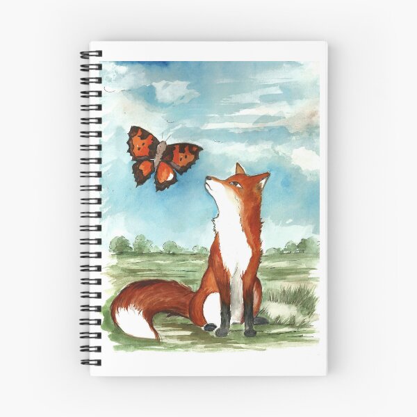 Item preview, Fox and Butterfly designed and sold by Roselyn Snead.
