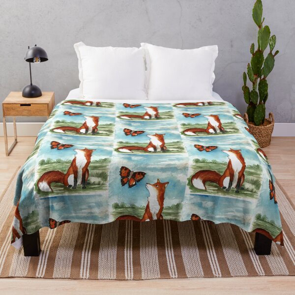 Item preview, Fox and Butterfly designed and sold by Roselyn Snead.