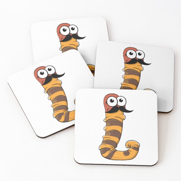 Item preview, You’re a worm with a mustache, Funny designed and sold by ArtHideaway.