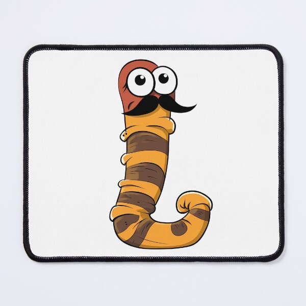 Item preview, You’re a worm with a mustache, Funny designed and sold by ArtHideaway.