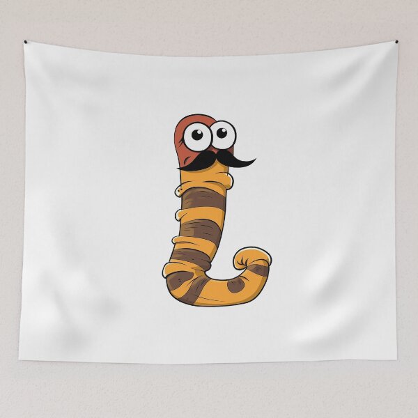 Item preview, You’re a worm with a mustache, Funny designed and sold by ArtHideaway.