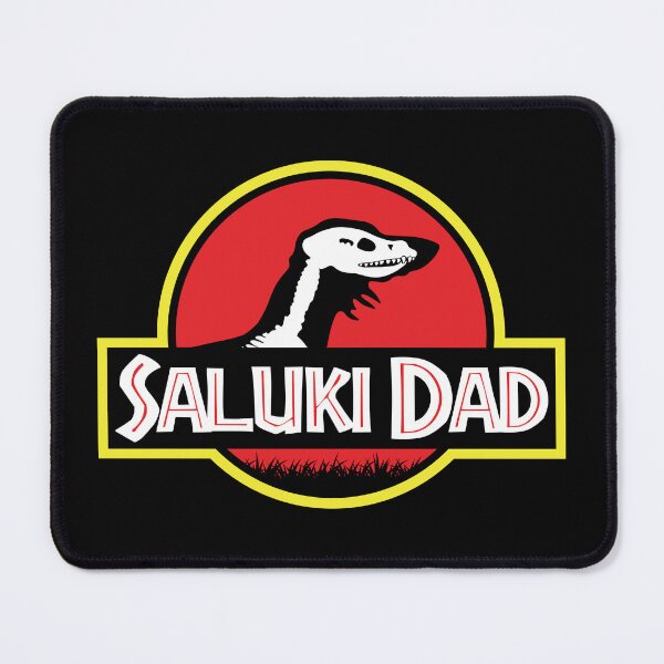 Item preview, (For Dark Background) Jurassic Saluki Dad designed and sold by More Cute Dogs.