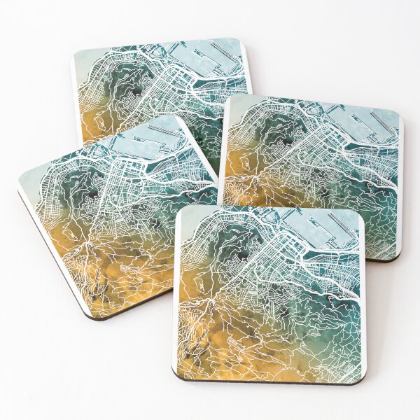 Item preview, Cape Town South Africa City Street Map designed and sold by ArtPrints.