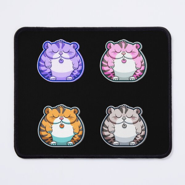 Item preview, Sleepy Chubby Tiger - Sticker Sheet designed and sold by ZenEverAI.