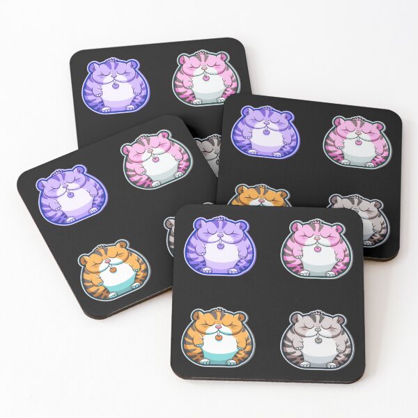 Item preview, Sleepy Chubby Tiger - Sticker Sheet designed and sold by ZenEverAI.
