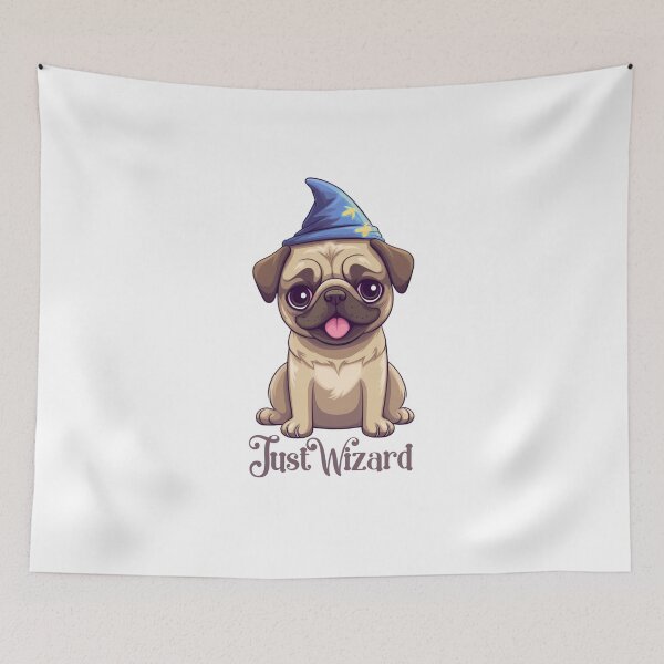 Item preview, Pug dog as Wizard designed and sold by Adam Arts.