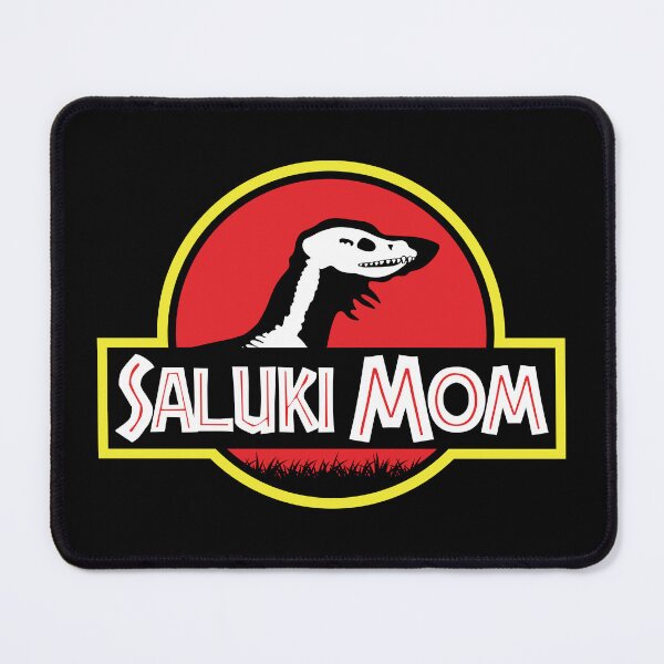 Item preview, (For Dark Background) Jurassic Saluki Mom designed and sold by More Cute Dogs.