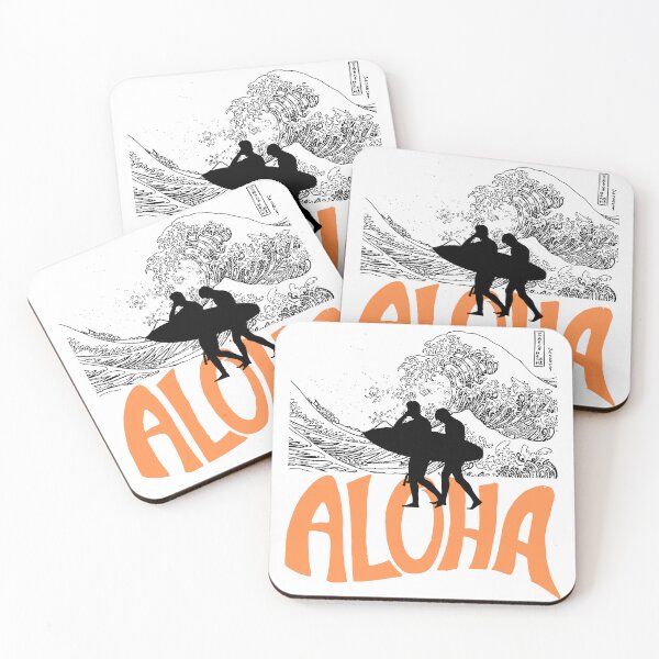 Item preview, Aloha surf freinds surfers wave surf designed and sold by DESIGNIRIS.