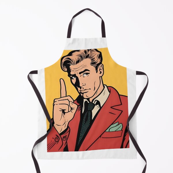 Item preview, Pop Art Warning Man - Bold Message Sticker designed and sold by UrsaStick.